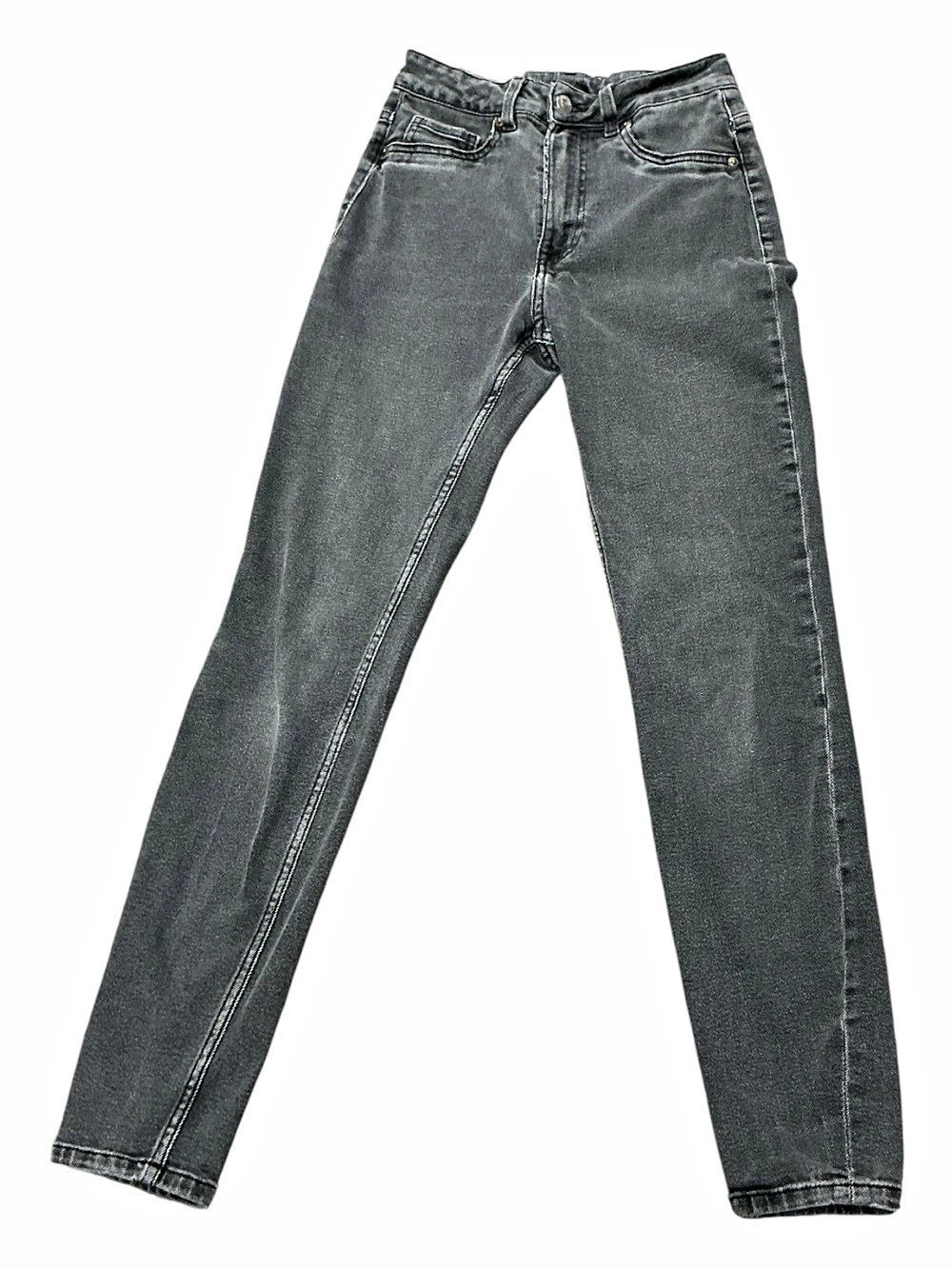 H&M Gray/Black Skinny Jeans EU 36 Like New